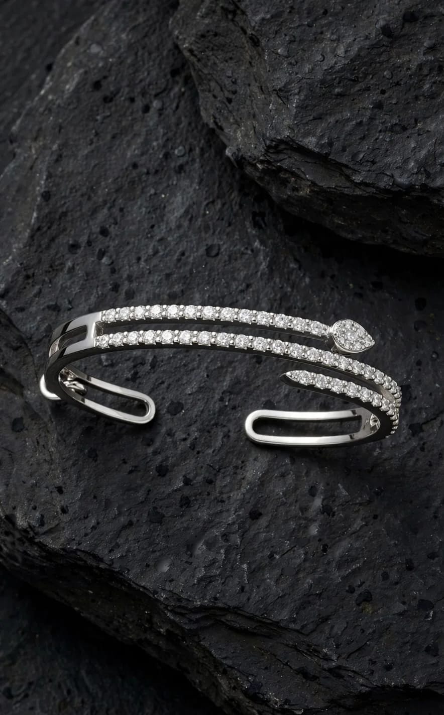 Wrap Cuff with Stones