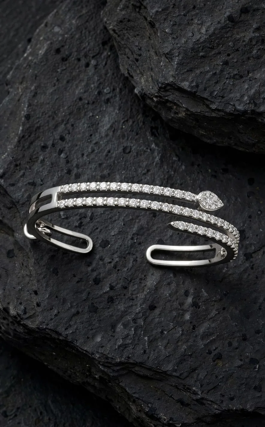 Wrap Cuff with Stones