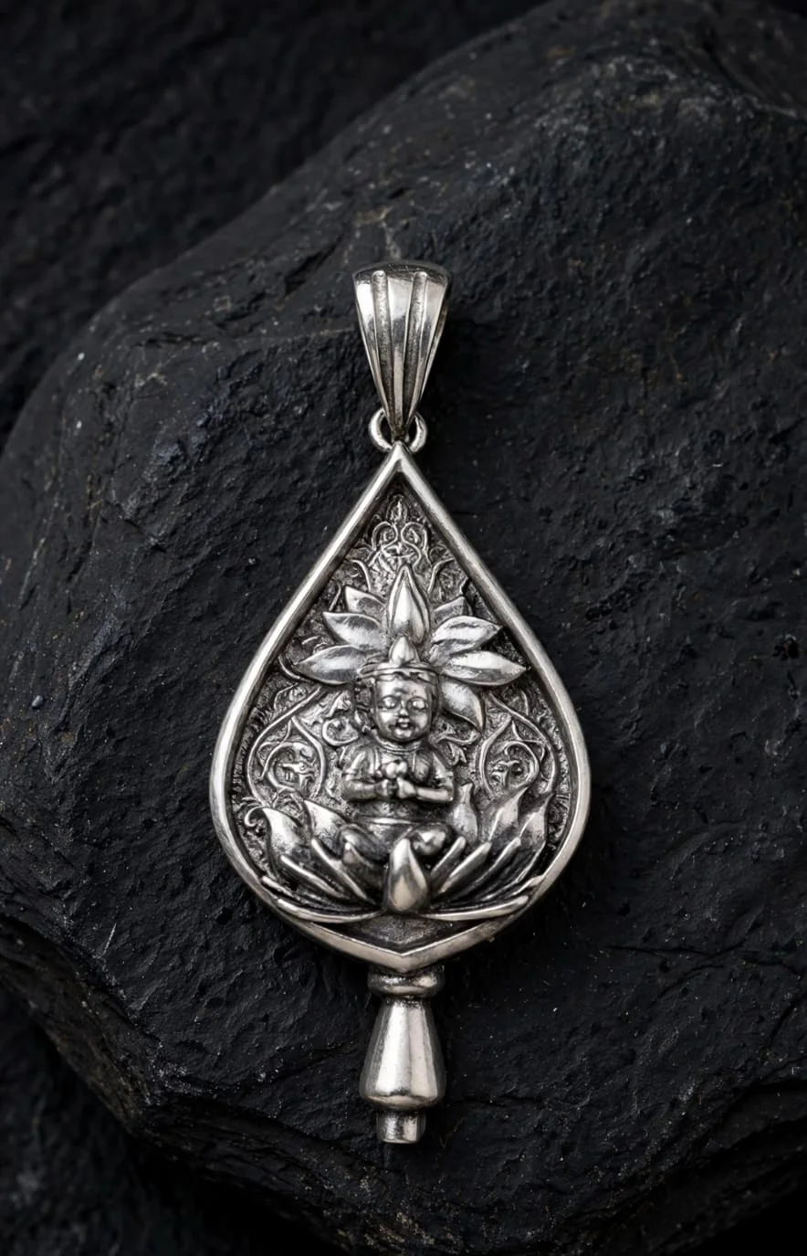 Teardrop Deity Pendant