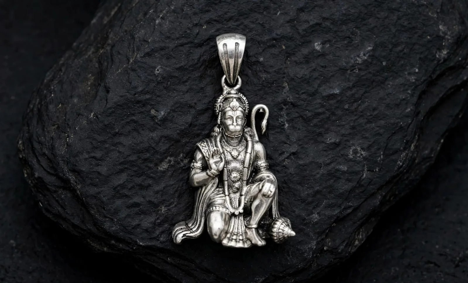 Hanuman with Gada Pendant