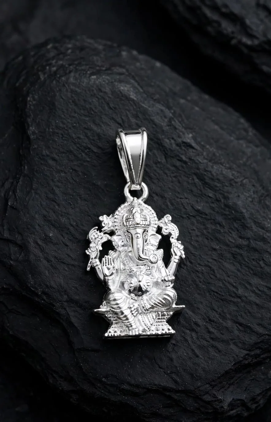 Ganesha on Pedestal Pendant