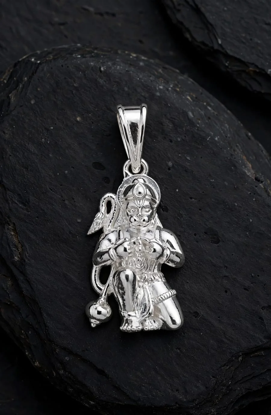 Crowned Hanuman Pendant