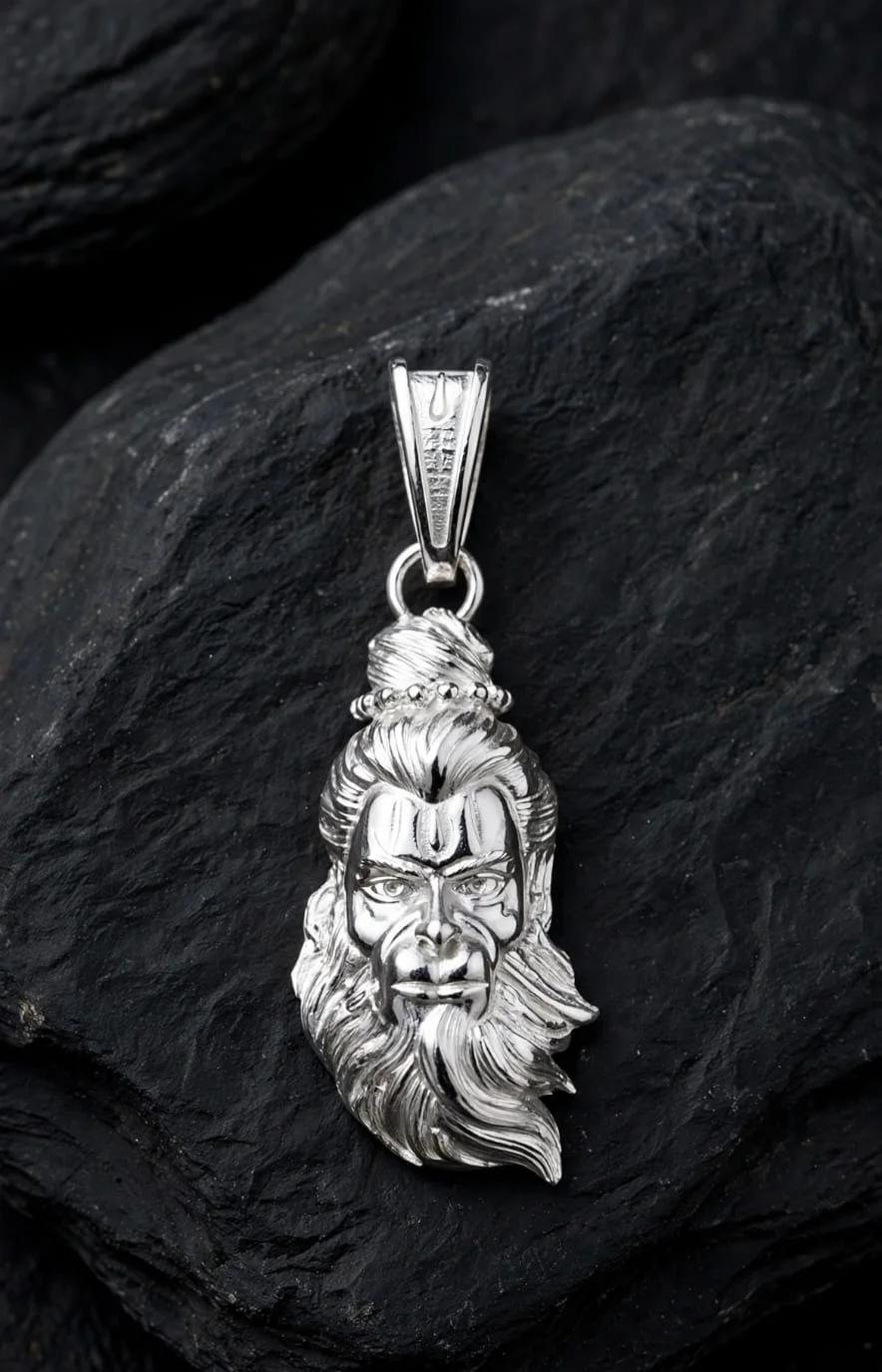 Bearded Sage Face Pendant