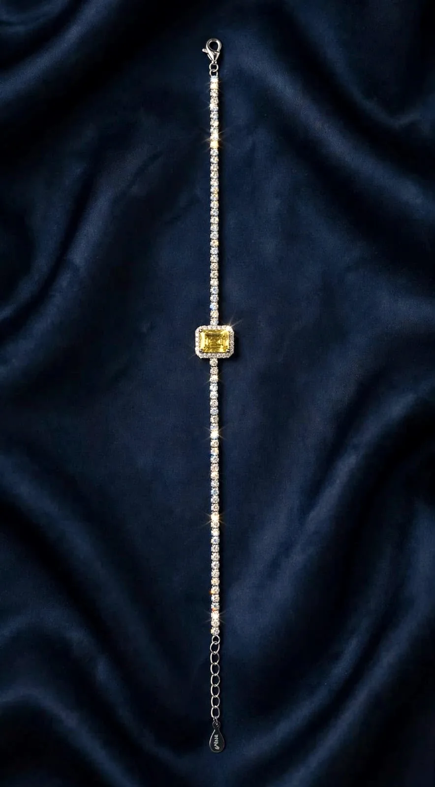 Canary Emerald-Cut Tennis Bracelet